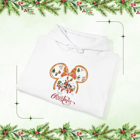 Christmas Best Elves Hoodie - Mouse and Company Characters Illustration