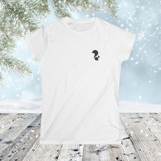 Abstract Squirrel Minimalist Design Women's Tee -